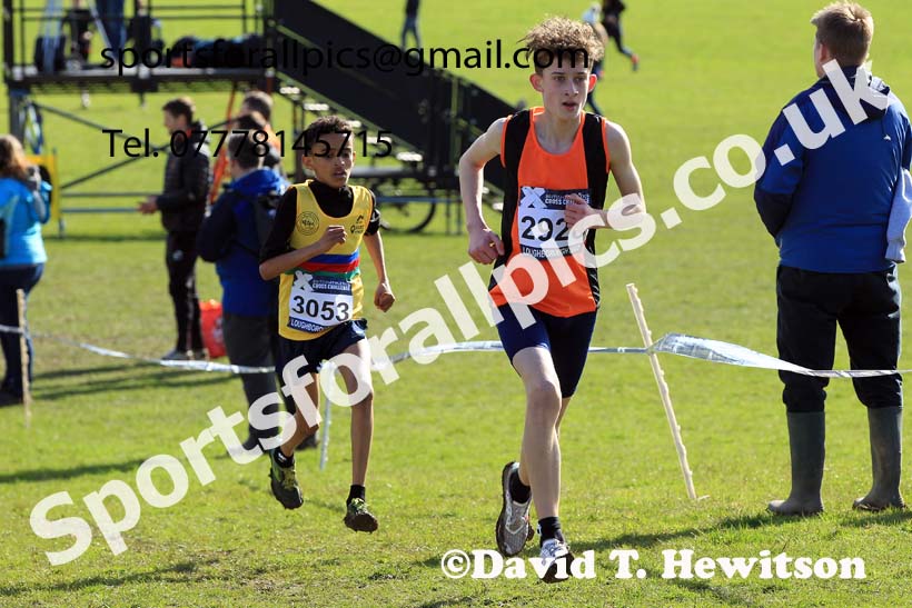 Boys Under-13s 2022 CAU Inter Counties Cross Country, Prestwold Hall, Loughborough.  Photo: David T. Hewitson/Sports for All Pics